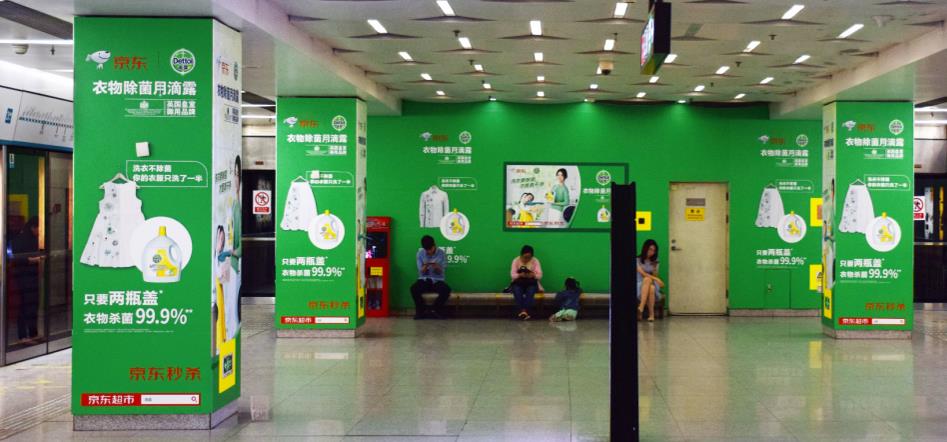 天津站地铁站广告