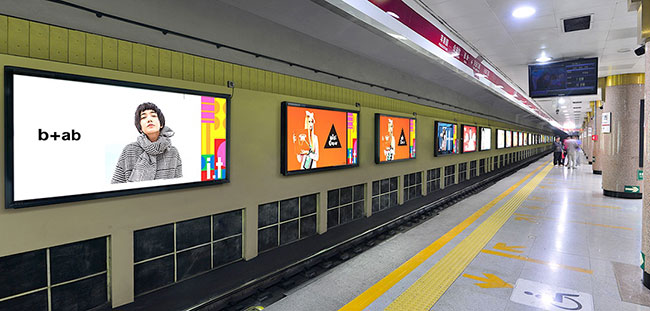 北京地铁十二封灯箱套装